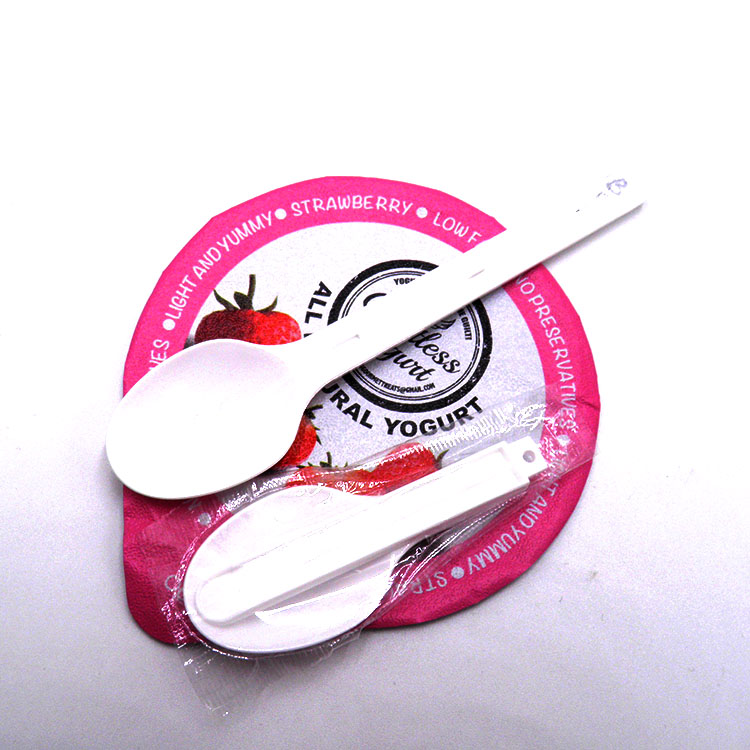 customize  a set of  yogurt cups included cups , lid and spoon